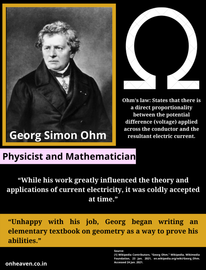 Ohm's law was Probably the most Important of the Early Quantitative descriptions of the Physics of Electricity